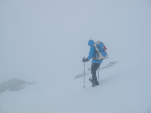Action Winner: Art Boni, "Descending Mt. Marcy in Late Winter Snow Storm"