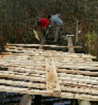 John Stone Memorial Nature Trail Bridge Under Construction